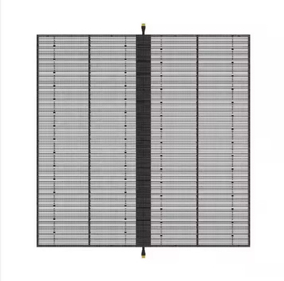 P2.6 Led Transparent Screen Display Grille Full Color Led Ice Screen Indoor Electronic Advertising Screen Glass Window