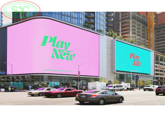Big screen 3D high clarity outdoor P10 fixed LED screen with a refresh rate of 3840 Hz