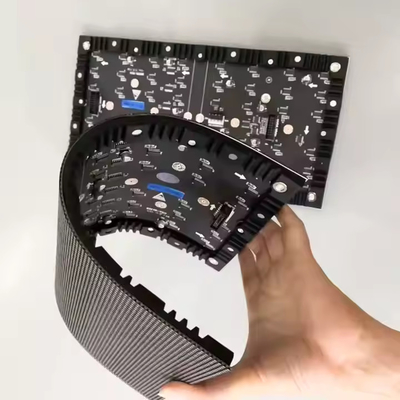 P4 Curving LED Video Screen Curtain Flexible Led Display Module full Color