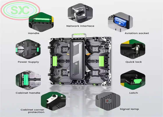 Rental LED Display P2.9 Indoor High Resolution Pixel Pitch 2.9mm with Customizable Solutions for Events and Exhibitions