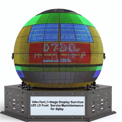 Video/Text/Image Display Function Sphere Screen LED Front Service Maintenance for Display