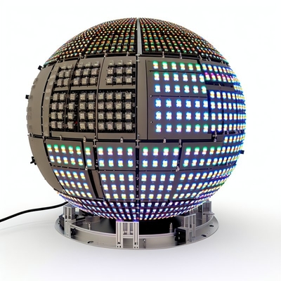 Epistar Led Chip Powered Sphere LED Screen with ISO Certification and Waterproof IP43