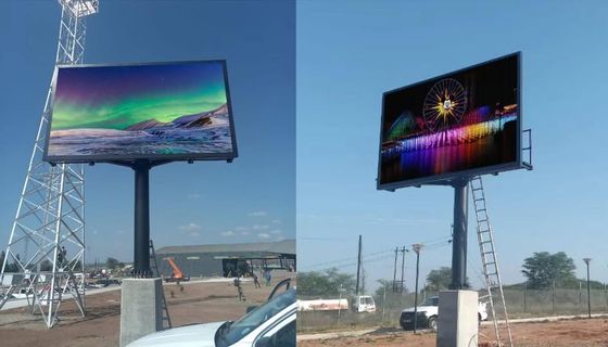 customized logo magnetic waterproof brightness 320x160mm full color smd 2727 p5 outdoor led module