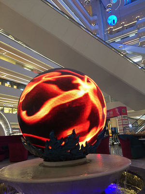Front Service Maintenance Sphere Screen LED for Video/Text/Image Display Performance