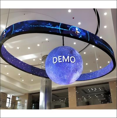320*160mm Module Size Sphere LED Display for Multi-Functional Video/Text/Image Display