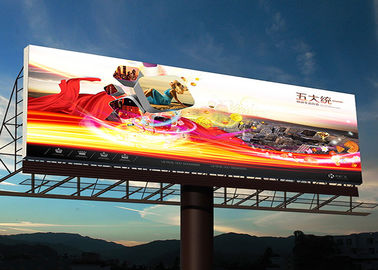 P6 Outdoor Fixed Use Standard Waterproof Box Large LED Billboard 3 Years Warranty