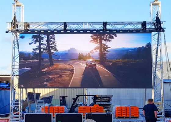 View Distance of 3-50m Choose Rental LED Display with 2.604mm Pixel Pitch and 500*500mm Cabinet Dimension
