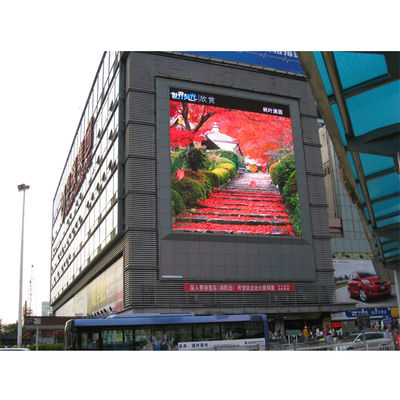 Outdoor Full Color LED Display P8 Doubleside Advertising Screen Wall Mounted LED Screen for Outdoor Fixed Installation