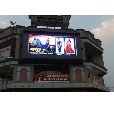 Outdoor Full Color LED Display P8 Doubleside Advertising Screen Wall Mounted LED Screen for Outdoor Fixed Installation