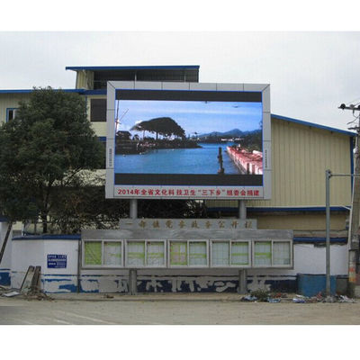 Outdoor Full Color LED Display P8 Doubleside Advertising Screen Wall Mounted LED Screen for Outdoor Fixed Installation