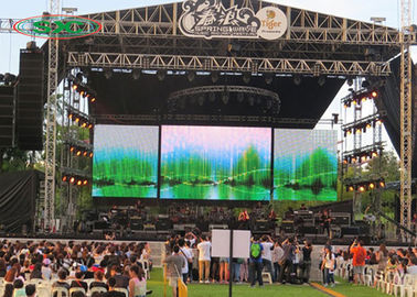 Outdoor LED display P 4 LED screen with truss and stage structure for concert