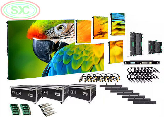 Indoor Full Color LED Display with Ironed Steel Cabinet Lightweight Panels and Breakdown Indicator Lights for Maintenance