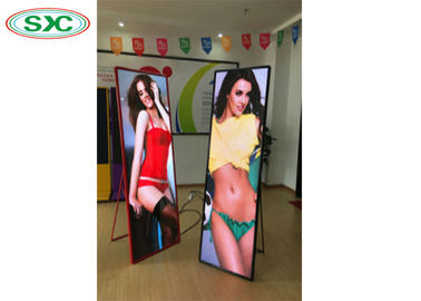 P2.5 P3 Poster Advertising LED Screens Asynchronous Control Shop Entrance Installation