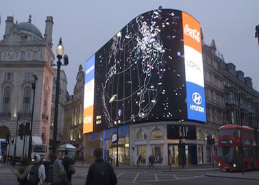 IP65 RGB LED Billboard P4 Outdoor Waterproof 5000cd/M² Brightness High Resolution