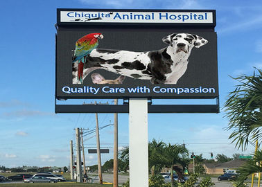 IP65 RGB LED Billboard P4 Outdoor Waterproof 5000cd/M² Brightness High Resolution