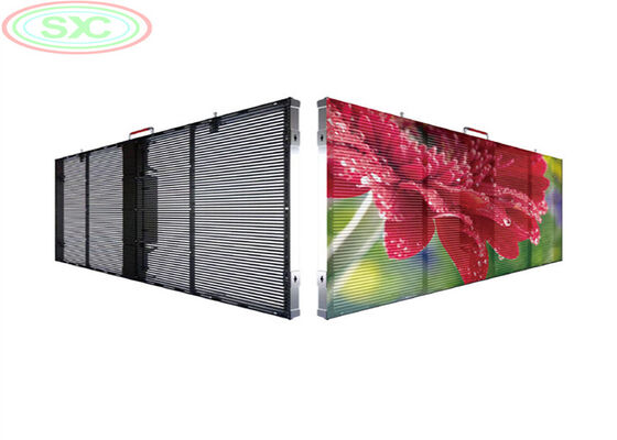 Window Clear GOB LED Display Advertising Screen with Dual Backup Power Supply and Rear Maintenance Access for Reliability