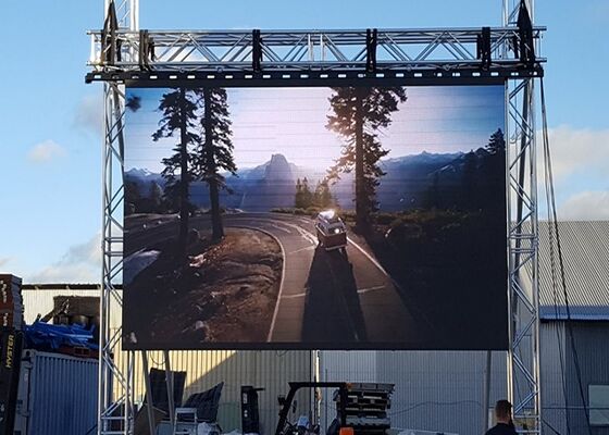 Waterproof Large led Billboard P6 Fixed Frame Street Advertising Wall Screen