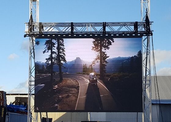 waterproof ree open cabinet p6 outdoor full color led screen display