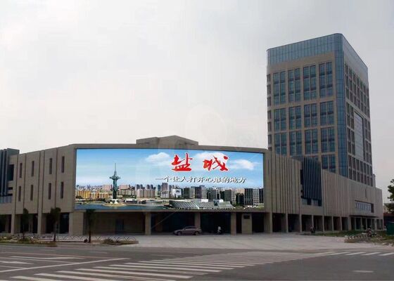 High brightness 7500nits Outdoor P10 LED Display Giant Advertising Screens Fixed Installation For Community Service