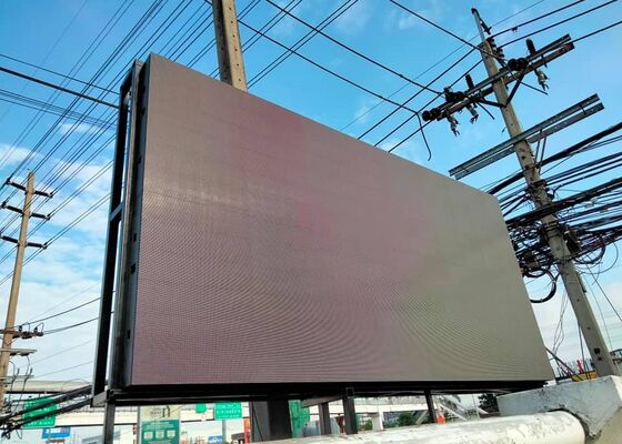 3 years warranty high quality and definition water-proof iron cabinet fixed usage outdoor led display