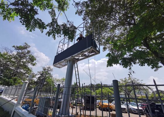 3 years warranty high quality and definition water-proof iron cabinet fixed usage outdoor led display