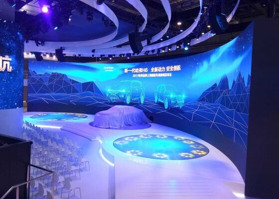small pitch P3 indoor led display screen 576*576mm diecasting cabinet  stage led screen video wall