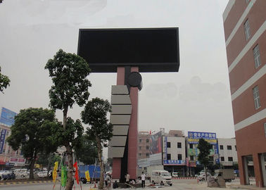 Full Color RGB LED Display Waterproof P10 Screen 6000cd/m2 Brightness Fixed Installation