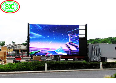 Pole Screen Led Advertising Board Big Digital Signage Outdoor P8 Billboard