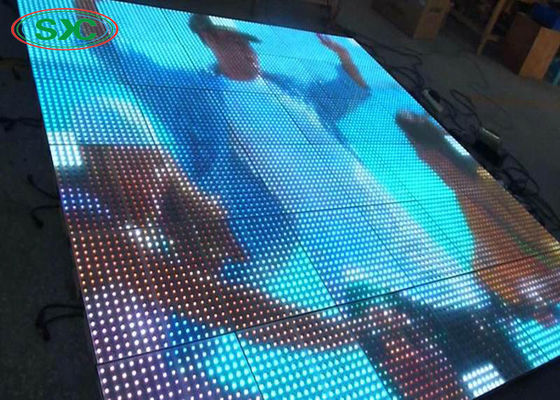 Good price Indoor 500x1000mm LED Dance Floor Screen 4.81mm Pixel Full Color online