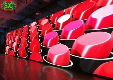 1200cd/M2 Brightness Curved LED Panel , HD Rental P2.9 P3.91 P4.81 led screen stage backdrop