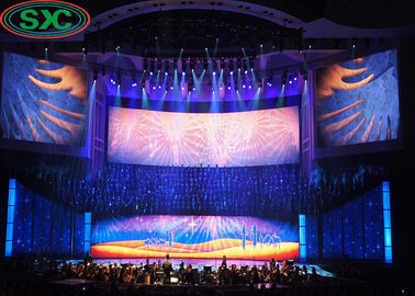 HD P3.91 Indoor Full Color Led Screen Rental SMD 3 In1 For Large Concert Video Wall