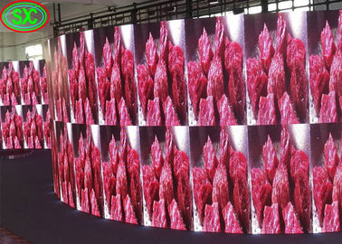 Curve Led Outdoor Advertising Screens Full Color P4.81 High Refresh Rate indoor full color led display