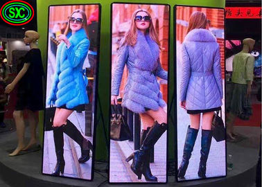 Mirror Stage Background LED Large Screen P2.5 Poster Video Advertisement Stands