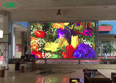 SMD Outdoor Full Color LED Display P6 6500cd/m2 Brightness 1200hz Rate Refresh