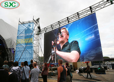 Full color outdoor stage screen P 4.81 LED display 43222 dot pixel density