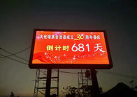 Waterproof outdoor P10 LED billboard with simple iron steel cabinet for fixed installation