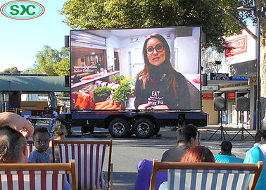 Mobile Trailer Led Display Screen P10 Rgb 3 In1 For Outdoor Rolling Advertising