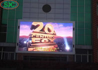 Commercial Advertising Outdoor Full Color LED Display P8 Ironed Steel Cabinet