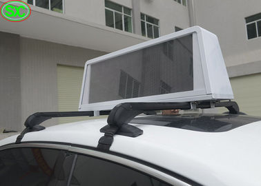 P6 LED Car LED Sign Display with 4G Remote Control taxi roof led display