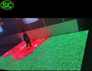 outdoor p10 Full Color Diy Light Up Dance Floor With Skidproof Floor Mask , Size Customized