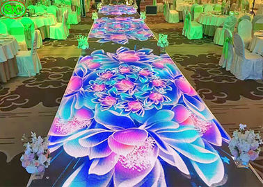 6.25 Mm Smd Digital Dance Floor Full Color , Stage Starlight Dance Floor For Outdoor