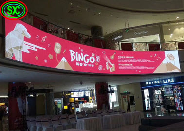 Full Colour Led Indoor Curved Screen Advertising Curved Video Wall Flexible