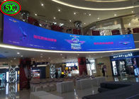 Full color led indoor arc screen advertising display curved video wall flexible led display cost effective price