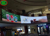 Full color led indoor arc screen advertising display curved video wall flexible led display cost effective price