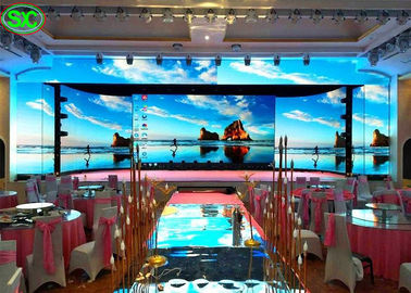 RGB P1.6 Indoor Rental Led Video Display Screen Backdrop For Events Concerts With Flight Cases