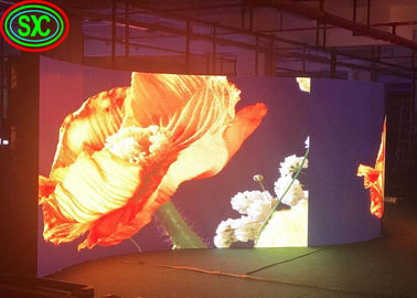 SMD Curved Advertising LED Screens 3.91mm Pixel Pitch 25 Wattled commercial advertising display screen