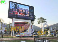 SMD Full Color Led Signs Outdoor Poster , Led Advertising Board Iron / Steel Cabinet