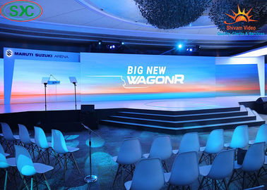 Indoor/Outdoor Advertising Curved LED Display Screen IP34 3.91mm Pixel Pitch