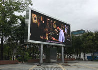 Energy Saving P10 Outdoor Large Display Advertising LED Screens Iron Cabinet IP65