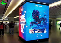 3d Indoor Full Color LED Display P2.5 Pillars 90 Degree Cubic Screen Stands
